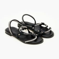 Σανδάλια δερμάτινα ESTIL με διπλή σειρά Strass - Μαύρο 7 Σανδάλια δερμάτινα ESTIL με διπλή σειρά Strass - Μαύρο -Σανδάλια κατάστημα sandalia dermatina estil me dipli seira strass 105177 y4gz