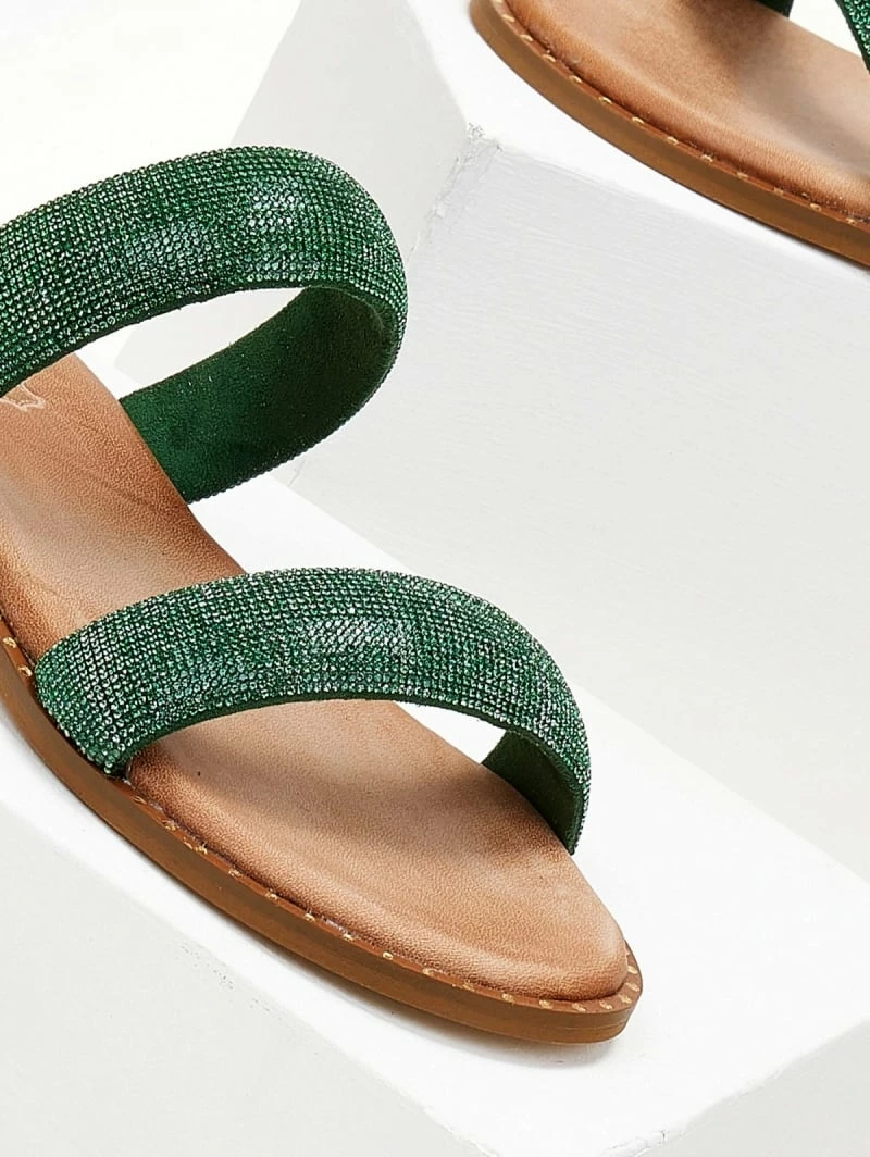 Σανδάλια δερμάτινα ESTIL με δύο φάσες - Πράσινο 8 Σανδάλια δερμάτινα ESTIL με δύο φάσες - Πράσινο - Image 6