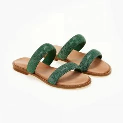 Σανδάλια δερμάτινα ESTIL με δύο φάσες - Πράσινο 11 Σανδάλια δερμάτινα ESTIL με δύο φάσες - Πράσινο -Σανδάλια κατάστημα sandalia dermatina estil me duo fases 105560 ej52