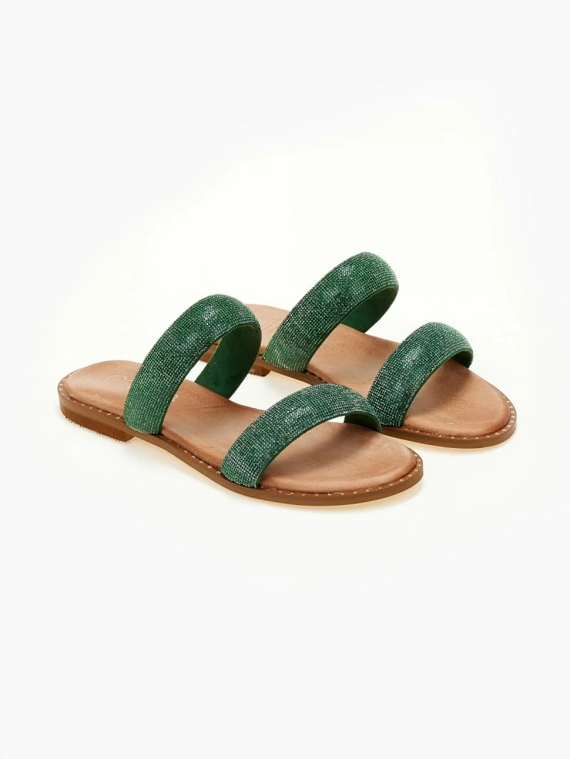 Σανδάλια δερμάτινα ESTIL με δύο φάσες - Πράσινο 5 Σανδάλια δερμάτινα ESTIL με δύο φάσες - Πράσινο - Image 3
