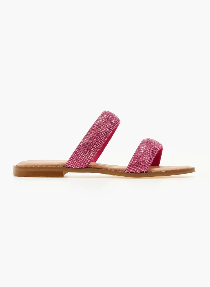 Σανδάλια δερμάτινα ESTIL με δύο φάσες - Φούξια 7 Σανδάλια δερμάτινα ESTIL με δύο φάσες - Φούξια - Image 5