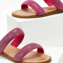 Σανδάλια δερμάτινα ESTIL με δύο φάσες - Φούξια 13 Σανδάλια δερμάτινα ESTIL με δύο φάσες - Φούξια -Σανδάλια κατάστημα sandalia dermatina estil me duo fases 105561 snbu