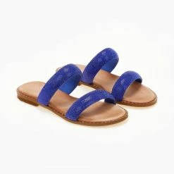 Σανδάλια δερμάτινα ESTIL με δύο φάσες - Μπλε 10 Σανδάλια δερμάτινα ESTIL με δύο φάσες - Μπλε -Σανδάλια κατάστημα sandalia dermatina estil me duo fases 105562 4g3k