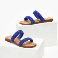 Σανδάλια δερμάτινα ESTIL με δύο φάσες - Μπλε 13 Σανδάλια δερμάτινα ESTIL με δύο φάσες - Μπλε -Σανδάλια κατάστημα sandalia dermatina estil me duo fases 105562 dh90