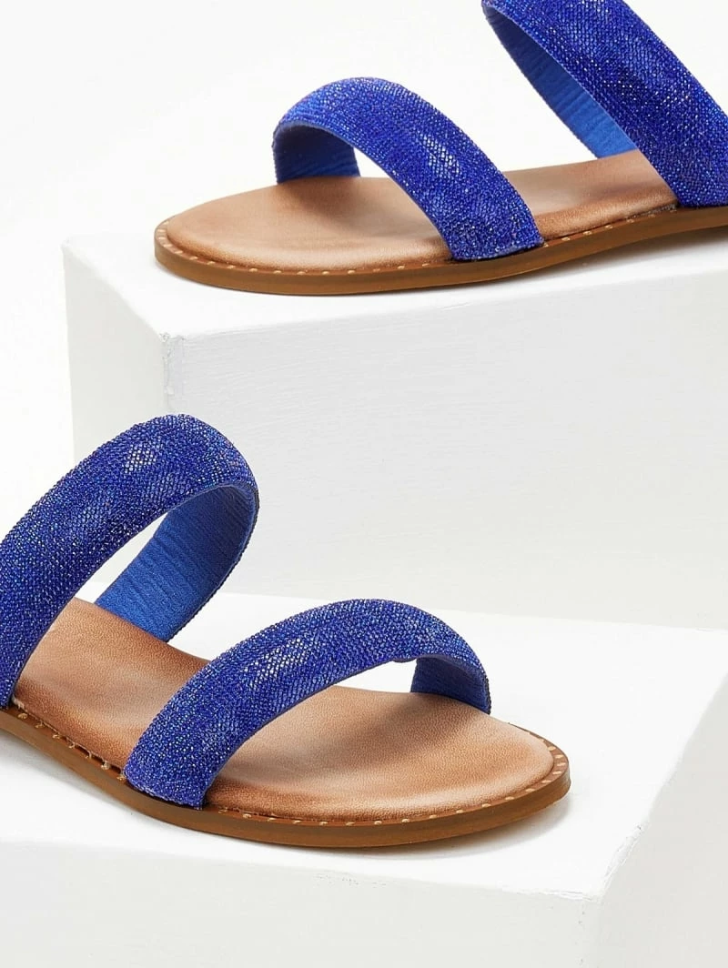 Σανδάλια δερμάτινα ESTIL με δύο φάσες - Μπλε 4 Σανδάλια δερμάτινα ESTIL με δύο φάσες - Μπλε - Image 2