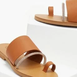 Σανδάλια δερμάτινα ESTIL με φαρδιά φάσα - Ταμπά 9 Σανδάλια δερμάτινα ESTIL με φαρδιά φάσα - Ταμπά -Σανδάλια κατάστημα sandalia dermatina estil me fardia fasa 105724 991d