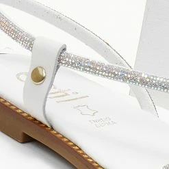 Σανδάλια δερμάτινα ESTIL με περαστό λουράκι - Λευκό 14 Σανδάλια δερμάτινα ESTIL με περαστό λουράκι - Λευκό -Σανδάλια κατάστημα sandalia dermatina estil me perasto louraki 105020 e4lo