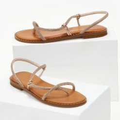 Σανδάλια δερμάτινα ESTIL με περαστό Strass λουράκι - Χαλκός 11 Σανδάλια δερμάτινα ESTIL με περαστό Strass λουράκι - Χαλκός -Σανδάλια κατάστημα sandalia dermatina estil me perasto strass louraki 105073 19v8