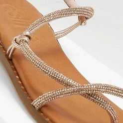 Σανδάλια δερμάτινα ESTIL με περαστό Strass λουράκι - Χαλκός 13 Σανδάλια δερμάτινα ESTIL με περαστό Strass λουράκι - Χαλκός -Σανδάλια κατάστημα sandalia dermatina estil me perasto strass louraki 105073 xg37