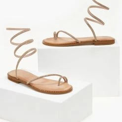 Σανδάλια δερμάτινα ESTIL με Strass έλασμα - Χαλκός 10 Σανδάλια δερμάτινα ESTIL με Strass έλασμα - Χαλκός -Σανδάλια κατάστημα sandalia dermatina estil me strass elasma 105582 nk2a