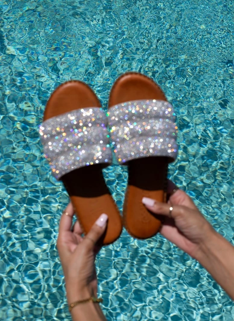 Σανδάλια δερμάτινα ESTIL με Strass φάσα - Ασημί 12 Σανδάλια δερμάτινα ESTIL με Strass φάσα - Ασημί - Image 10