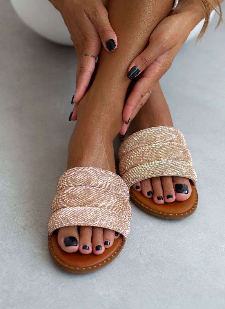 Σανδάλια δερμάτινα ESTIL με Strass φάσα - Χαλκός 8 Σανδάλια δερμάτινα ESTIL με Strass φάσα - Χαλκός - Image 6