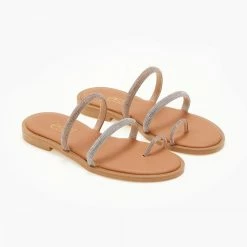 Σανδάλια δερμάτινα ESTIL με Strass και διχρωμία - Ασημί 15 Σανδάλια δερμάτινα ESTIL με Strass και διχρωμία - Ασημί -Σανδάλια κατάστημα sandalia dermatina estil me strass kai dixrwmia 105362 s7yu