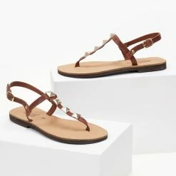 Σανδάλια δερμάτινα Estil με τρουκς - Ταμπά 7 Σανδάλια δερμάτινα Estil με τρουκς - Ταμπά -Σανδάλια κατάστημα sandalia dermatina estil me trouks 101299 vkba