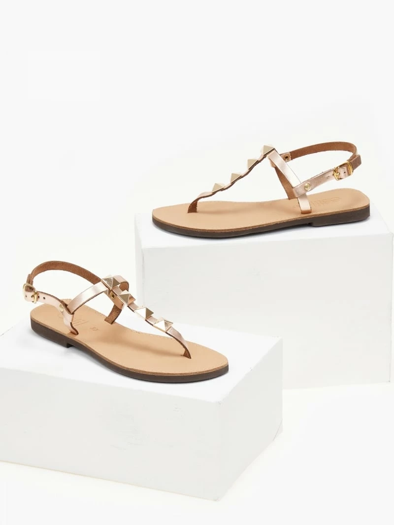 Σανδάλια δερμάτινα Estil με τρουκς - Χαλκός 6 Σανδάλια δερμάτινα Estil με τρουκς - Χαλκός - Image 4