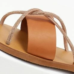 Σανδάλια δερμάτινα ESTIL με χιαστί Strass λουράκια - Ταμπά 10 Σανδάλια δερμάτινα ESTIL με χιαστί Strass λουράκια - Ταμπά -Σανδάλια κατάστημα sandalia dermatina estil me xiasti strass lourakia 106042 54df