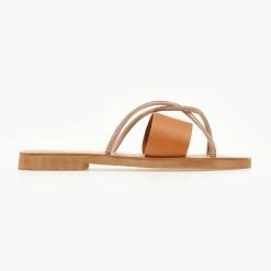 Σανδάλια δερμάτινα ESTIL με χιαστί Strass λουράκια - Ταμπά 13 Σανδάλια δερμάτινα ESTIL με χιαστί Strass λουράκια - Ταμπά -Σανδάλια κατάστημα sandalia dermatina estil me xiasti strass lourakia 106042 ozuf