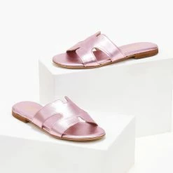 Σανδάλια δερμάτινα ESTIL σε μεταλλικά χρώματα - Ροζ 9 Σανδάλια δερμάτινα ESTIL σε μεταλλικά χρώματα - Ροζ -Σανδάλια κατάστημα sandalia dermatina estil se metallika xrwmata 105947 9ajw