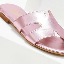 Σανδάλια δερμάτινα ESTIL σε μεταλλικά χρώματα - Ροζ 8 Σανδάλια δερμάτινα ESTIL σε μεταλλικά χρώματα - Ροζ -Σανδάλια κατάστημα sandalia dermatina estil se metallika xrwmata 105947 wd76