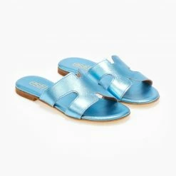 Σανδάλια δερμάτινα ESTIL σε μεταλλικά χρώματα - Μπλε 14 Σανδάλια δερμάτινα ESTIL σε μεταλλικά χρώματα - Μπλε -Σανδάλια κατάστημα sandalia dermatina estil se metallika xrwmata 105950 laxa