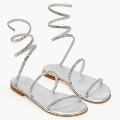 Σανδάλια δερμάτινα IRIS με κρύσταλλα - Ασημί 16 Σανδάλια δερμάτινα IRIS με κρύσταλλα - Ασημί -Σανδάλια κατάστημα sandalia dermatina iris me krustalla 104012 w9mz