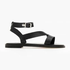 Σανδάλια δερμάτινα IRIS με μπαρέτα - Μαύρο 10 Σανδάλια δερμάτινα IRIS με μπαρέτα - Μαύρο -Σανδάλια κατάστημα sandalia dermatina iris me mpareta 102698 kvns