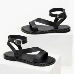 Σανδάλια δερμάτινα IRIS με μπαρέτα - Μαύρο 14 Σανδάλια δερμάτινα IRIS με μπαρέτα - Μαύρο -Σανδάλια κατάστημα sandalia dermatina iris me mpareta 102698 z0xg