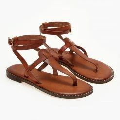 Σανδάλια δερμάτινα IRIS με μπαρέτα - Ταμπά 13 Σανδάλια δερμάτινα IRIS με μπαρέτα - Ταμπά -Σανδάλια κατάστημα sandalia dermatina iris me mpareta 104737 3av7