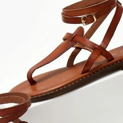 Σανδάλια δερμάτινα IRIS με μπαρέτα - Ταμπά 10 Σανδάλια δερμάτινα IRIS με μπαρέτα - Ταμπά -Σανδάλια κατάστημα sandalia dermatina iris me mpareta 104737 htox