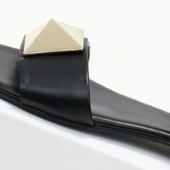 Σανδάλια δερμάτινα IRIS με Oversize τρουκ - Μαύρο -Σανδάλια κατάστημα sandalia dermatina iris me oversize trouk 105041 fwxc