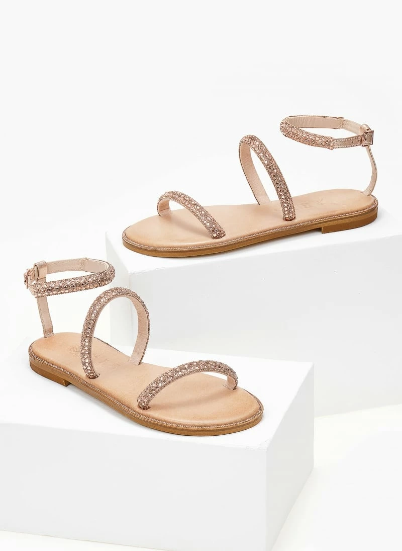 Σανδάλια δερμάτινα IRIS με πέτρες - Χαλκός 7 Σανδάλια δερμάτινα IRIS με πέτρες - Χαλκός - Image 5