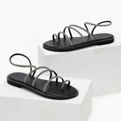 Σανδάλια δερμάτινα IRIS με Strass λουράκια - Μαύρο/Ασημί 13 Σανδάλια δερμάτινα IRIS με Strass λουράκια - Μαύρο/Ασημί -Σανδάλια κατάστημα sandalia dermatina iris me strass lourakia 103358 pf17