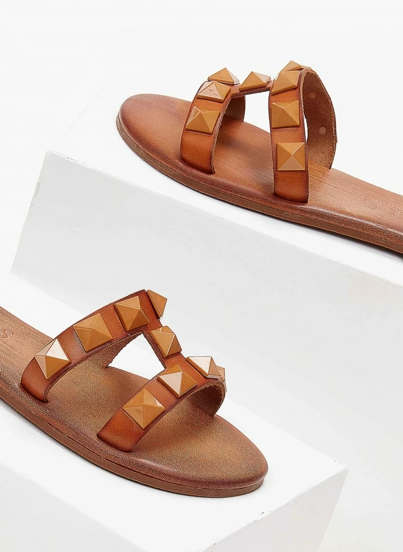 Σανδάλια δερμάτινα IRIS με τρουκς - Ταμπά 5 Σανδάλια δερμάτινα IRIS με τρουκς - Ταμπά - Image 3