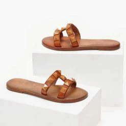 Σανδάλια δερμάτινα IRIS με τρουκς - Ταμπά 12 Σανδάλια δερμάτινα IRIS με τρουκς - Ταμπά -Σανδάλια κατάστημα sandalia dermatina iris me trouks 102673 4rkn