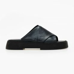 Σανδάλια δερμάτινα IRIS με χιαστί φάσες - Μαύρο 10 Σανδάλια δερμάτινα IRIS με χιαστί φάσες - Μαύρο -Σανδάλια κατάστημα sandalia dermatina iris me xiasti fases 104010 sddd