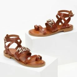 Σανδάλια δερμάτινα TFP με αλυσίδα - Ταμπά 12 Σανδάλια δερμάτινα TFP με αλυσίδα - Ταμπά -Σανδάλια κατάστημα sandalia dermatina tfp me alusida 102868 ffo1