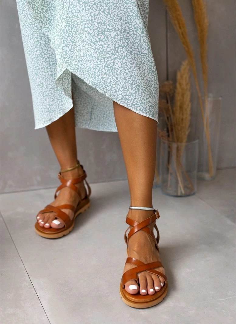 Σανδάλια δερμάτινα TFP με Comfort σόλα - Ταμπά 6 Σανδάλια δερμάτινα TFP με Comfort σόλα - Ταμπά - Image 4