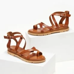 Σανδάλια δερμάτινα TFP με Comfort σόλα - Ταμπά 11 Σανδάλια δερμάτινα TFP με Comfort σόλα - Ταμπά -Σανδάλια κατάστημα sandalia dermatina tfp me comfort sola 103721 sx24