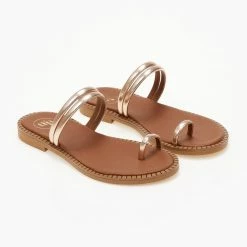 Σανδάλια δερμάτινα TFP με διπλό λουράκι - Χαλκός 9 Σανδάλια δερμάτινα TFP με διπλό λουράκι - Χαλκός -Σανδάλια κατάστημα sandalia dermatina tfp me diplo louraki 105182 7w1v