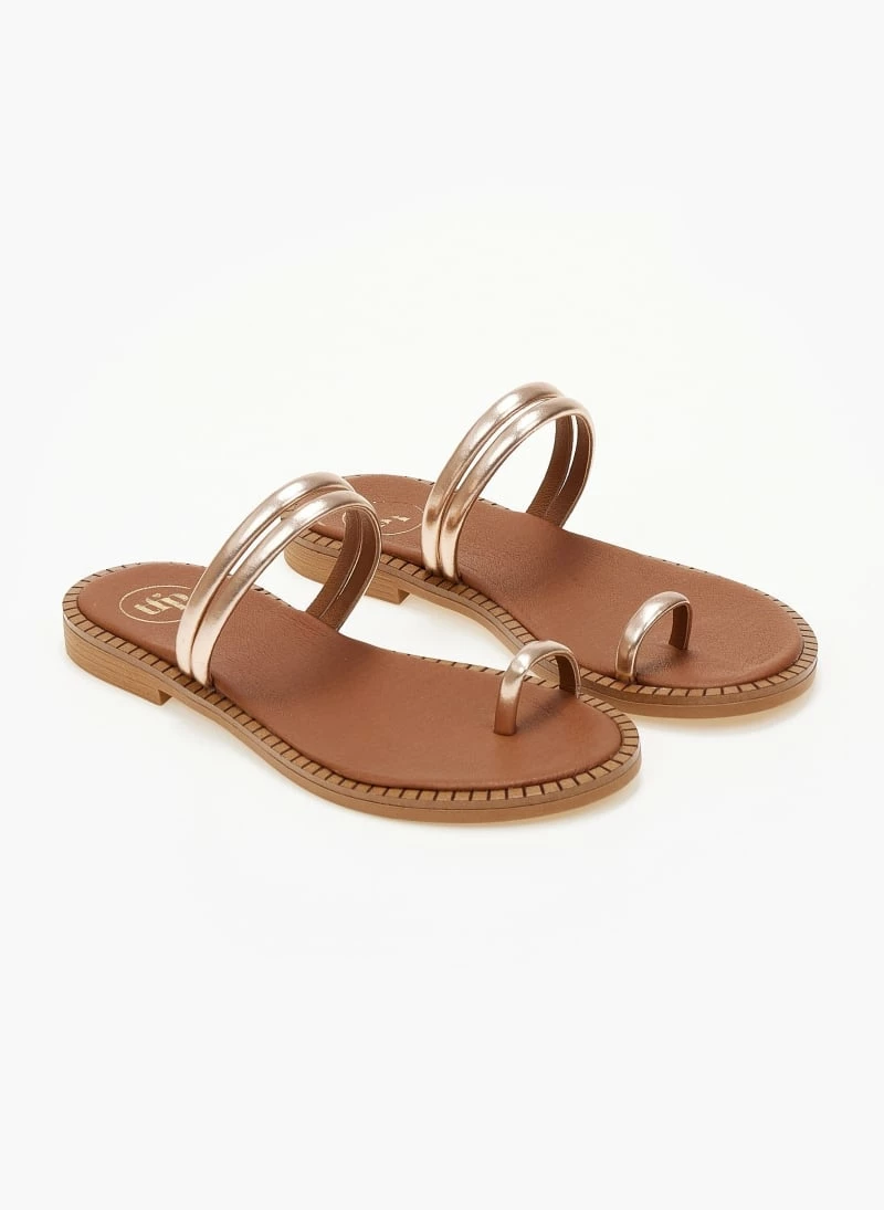 Σανδάλια δερμάτινα TFP με διπλό λουράκι - Χαλκός 6 Σανδάλια δερμάτινα TFP με διπλό λουράκι - Χαλκός - Image 4