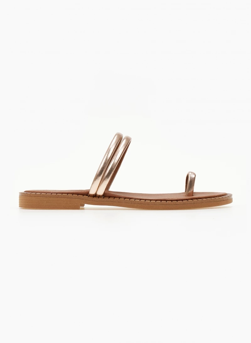 Σανδάλια δερμάτινα TFP με διπλό λουράκι - Χαλκός 3 Σανδάλια δερμάτινα TFP με διπλό λουράκι - Χαλκός
