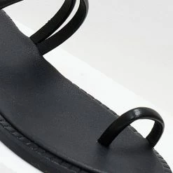 Σανδάλια δερμάτινα TFP με διπλό λουράκι - Μαύρο 10 Σανδάλια δερμάτινα TFP με διπλό λουράκι - Μαύρο -Σανδάλια κατάστημα sandalia dermatina tfp me diplo louraki 105258 7syz