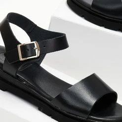 Σανδάλια δερμάτινα TFP με ανατομική σόλα - Μαύρο 14 Σανδάλια δερμάτινα TFP με ανατομική σόλα - Μαύρο -Σανδάλια κατάστημα sandalia dermatina tfp me fardia fasa 103352 fesd