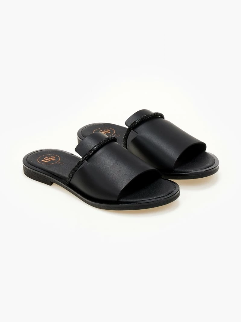 Σανδάλια δερμάτινα TFP με φαρδιά φάσα - Μαύρο 5 Σανδάλια δερμάτινα TFP με φαρδιά φάσα - Μαύρο - Image 3