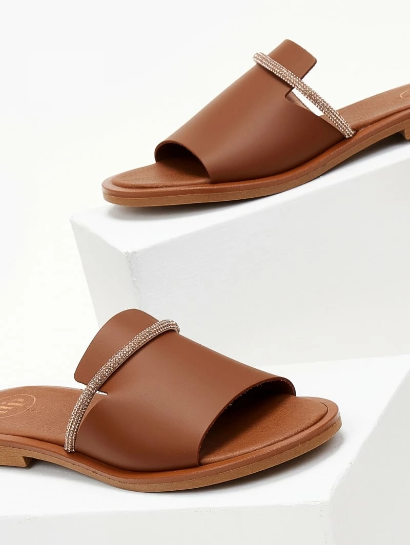 Σανδάλια δερμάτινα TFP με φαρδιά φάσα - Ταμπά 5 Σανδάλια δερμάτινα TFP με φαρδιά φάσα - Ταμπά - Image 3