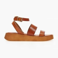 Σανδάλια δερμάτινα TFP με φάσες - Ταμπά 9 Σανδάλια δερμάτινα TFP με φάσες - Ταμπά -Σανδάλια κατάστημα sandalia dermatina tfp me fases 102864 36y2