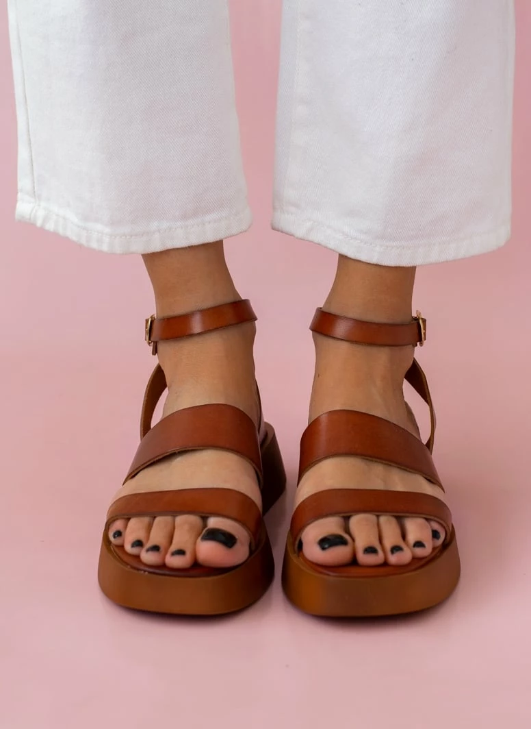 Σανδάλια δερμάτινα TFP με φάσες - Ταμπά 3 Σανδάλια δερμάτινα TFP με φάσες - Ταμπά