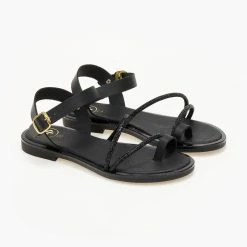 Σανδάλια δερμάτινα TFP με κούμπωμα στο πλάι - Μαύρο 10 Σανδάλια δερμάτινα TFP με κούμπωμα στο πλάι - Μαύρο -Σανδάλια κατάστημα sandalia dermatina tfp me koumpwma sto plai 105800 zkr1