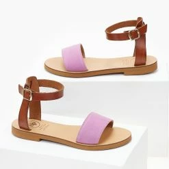 Σανδάλια δερμάτινα TFP με μπαρέτα - Λιλά 7 Σανδάλια δερμάτινα TFP με μπαρέτα - Λιλά -Σανδάλια κατάστημα sandalia dermatina tfp me mpareta 104235 2h03