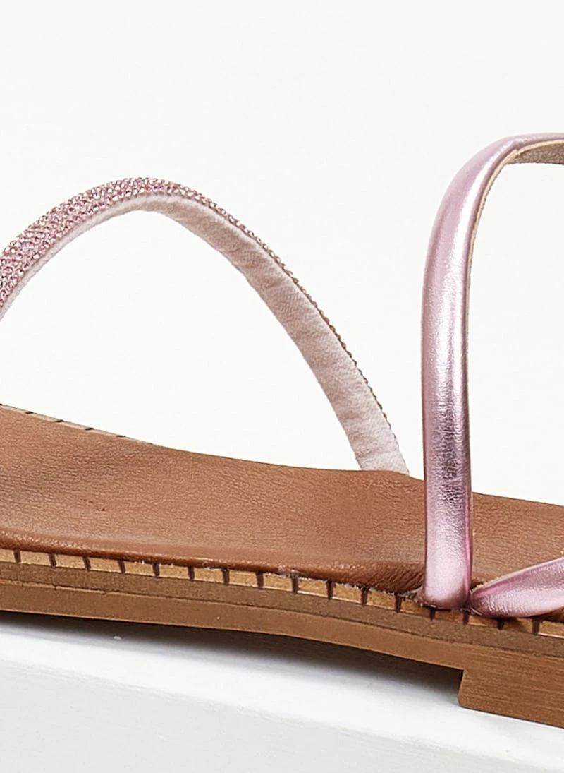 Σανδάλια δερμάτινα TFP με περαστό λουράκι - Ροζ 7 Σανδάλια δερμάτινα TFP με περαστό λουράκι - Ροζ - Image 5
